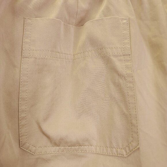 Lafayette 148 Ankle Pants Large Urbane Satin Cloth Dekalb Pull-On D-Ring Belt - Picture 8 of 16